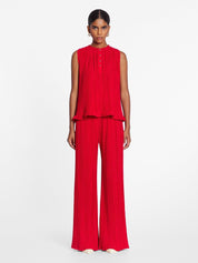 Pleated pants