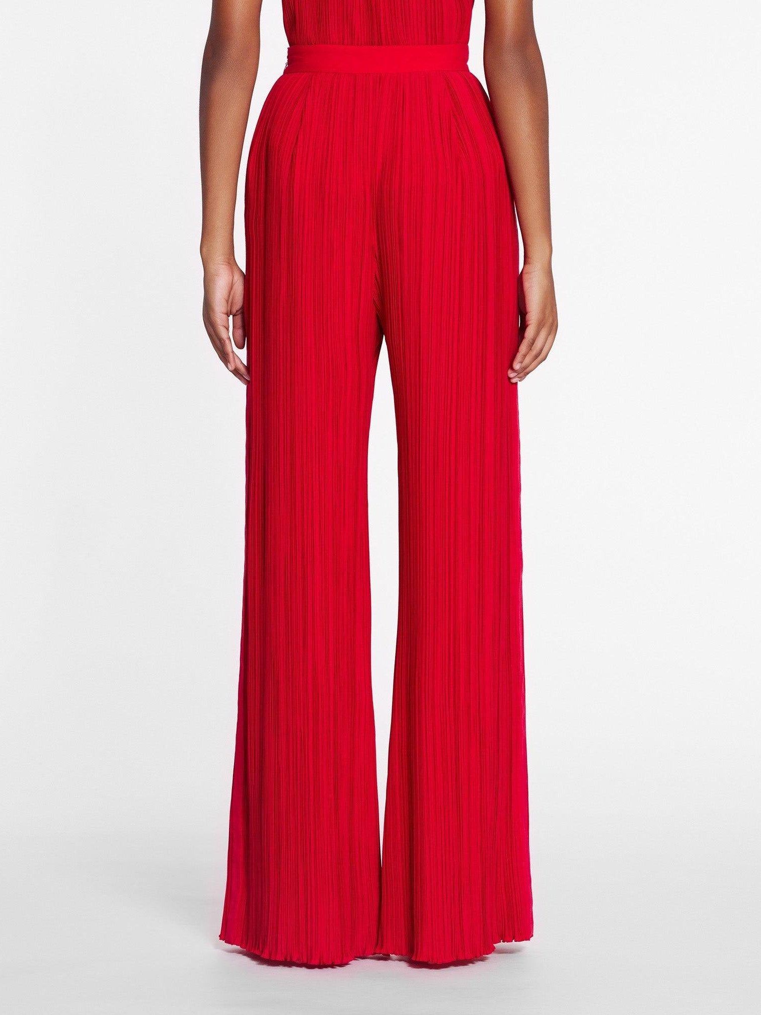 Pleated pants