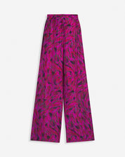 Printed wide leg pants