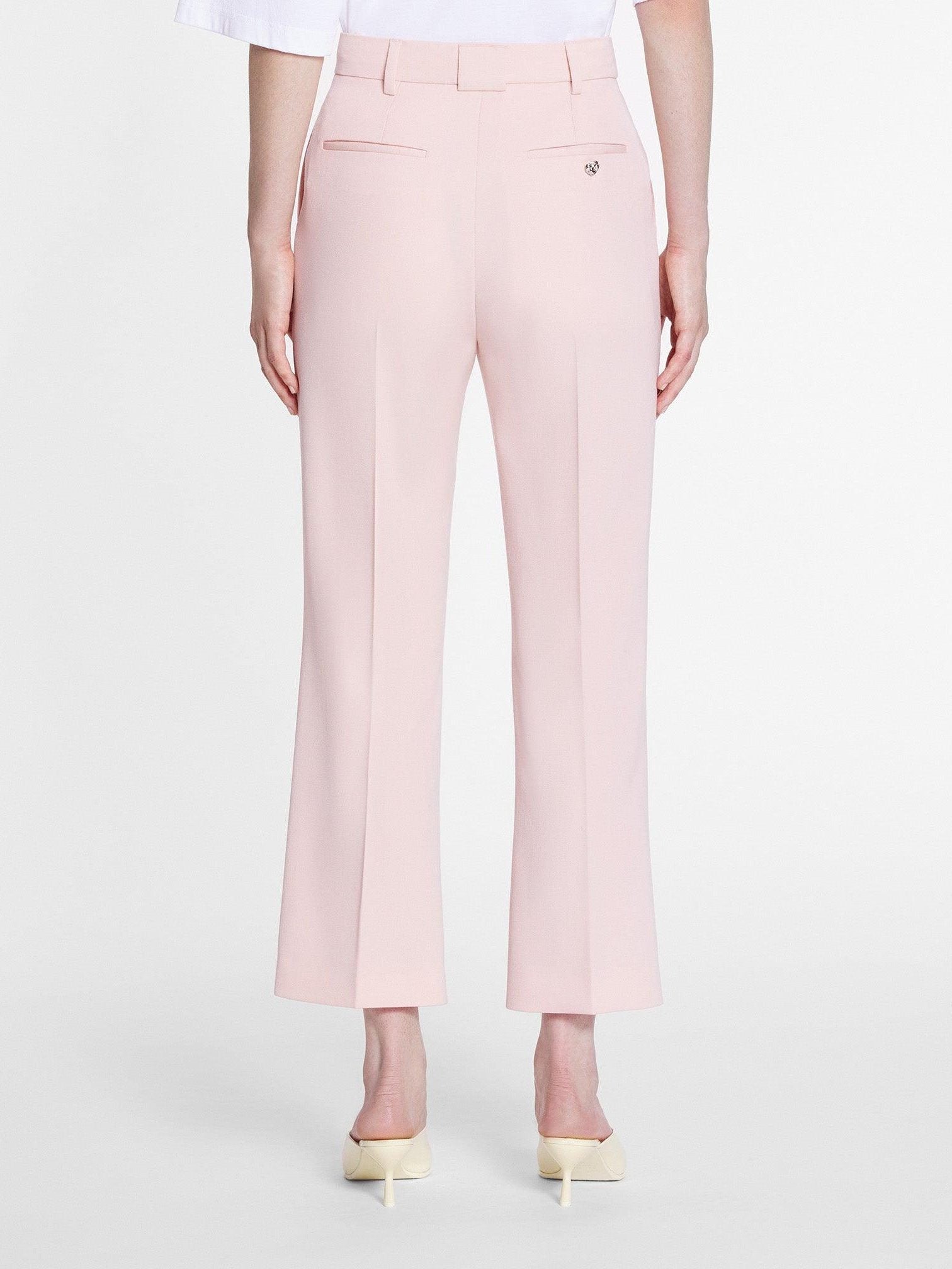 Flared cropped pant