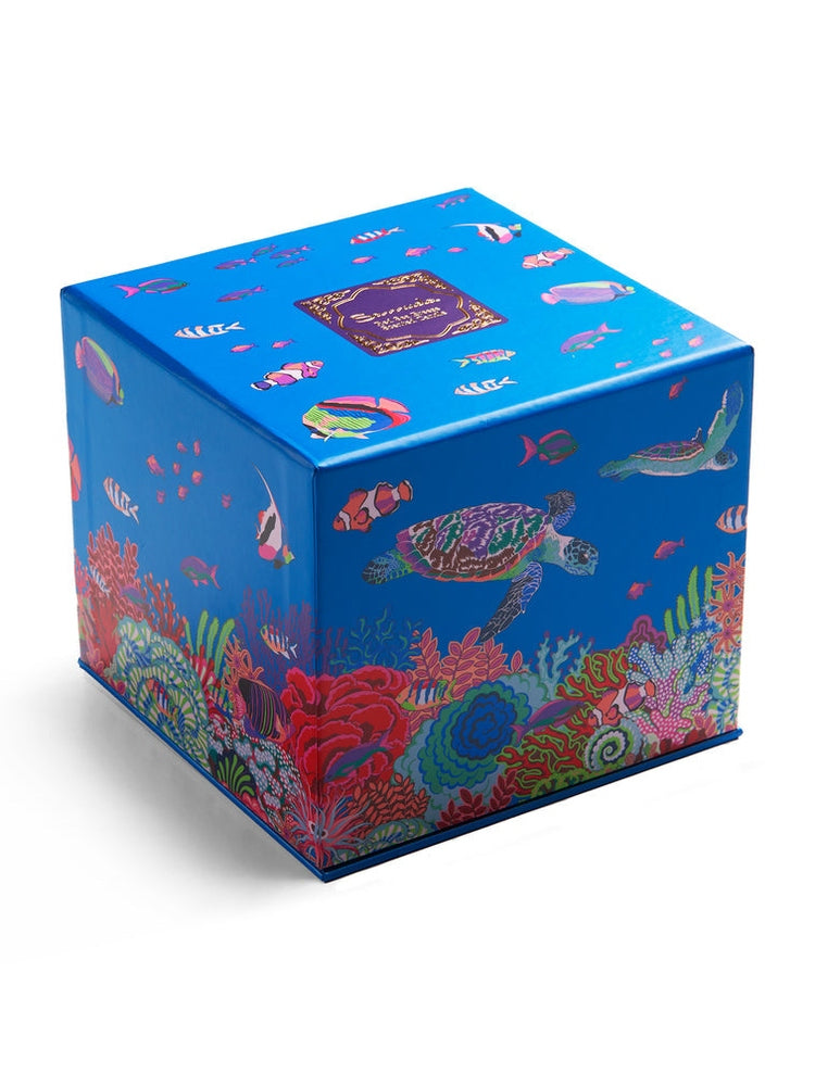 Candle in blue jar 400gr samuda red sea breeze