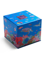 Candle in blue jar 400gr samuda red sea breeze