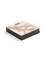 Red sea coaster set of 4 coasters