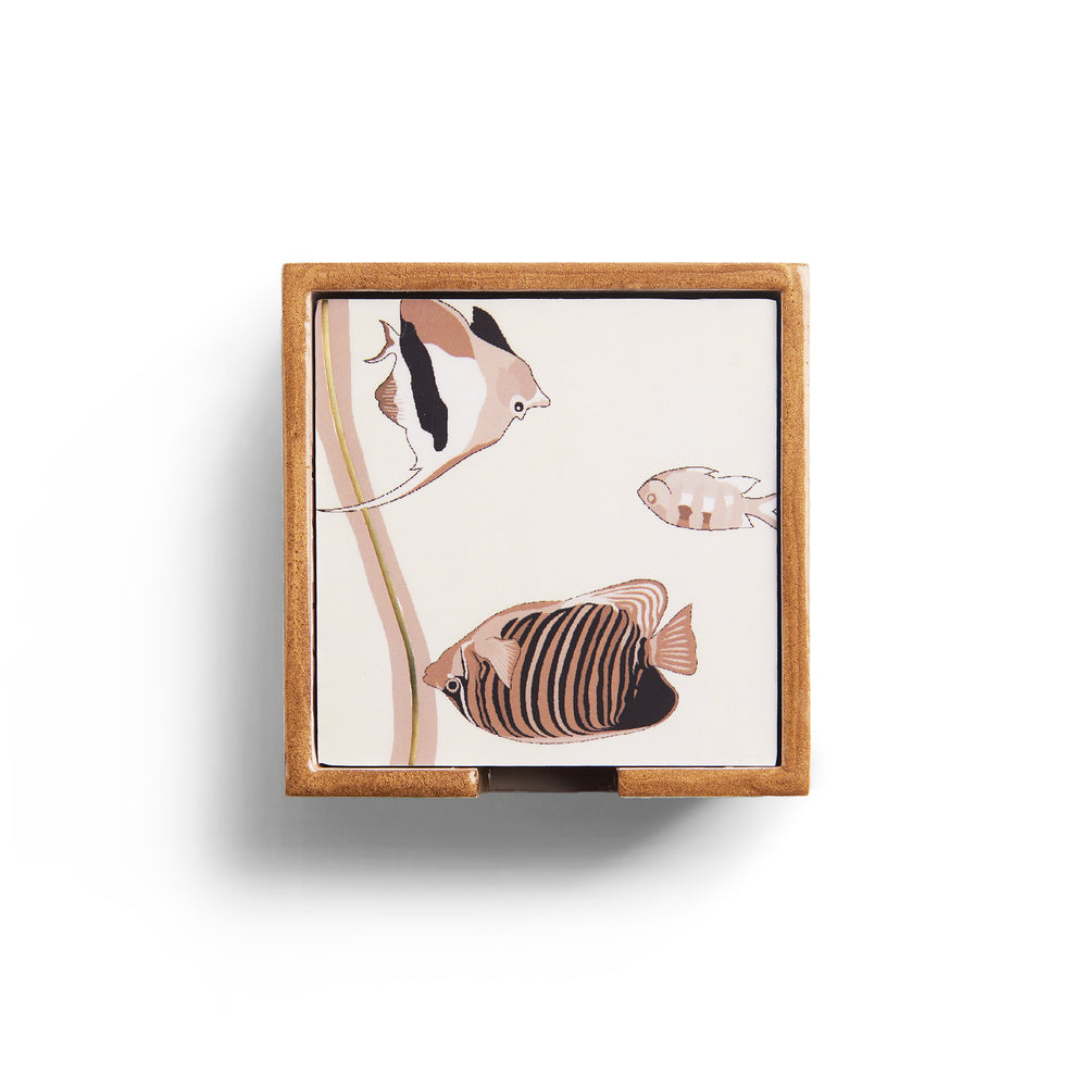 Red sea coaster set of 4 coasters