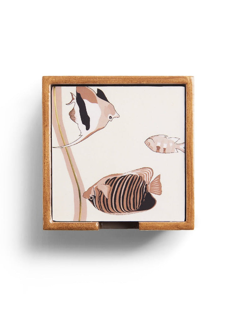 Red sea coaster set of 4 coasters