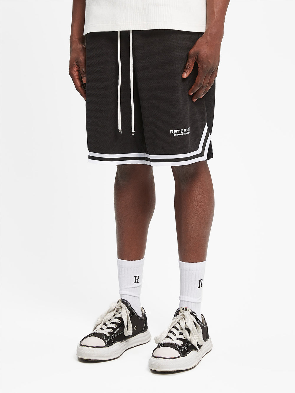 Creative dept mesh shorts