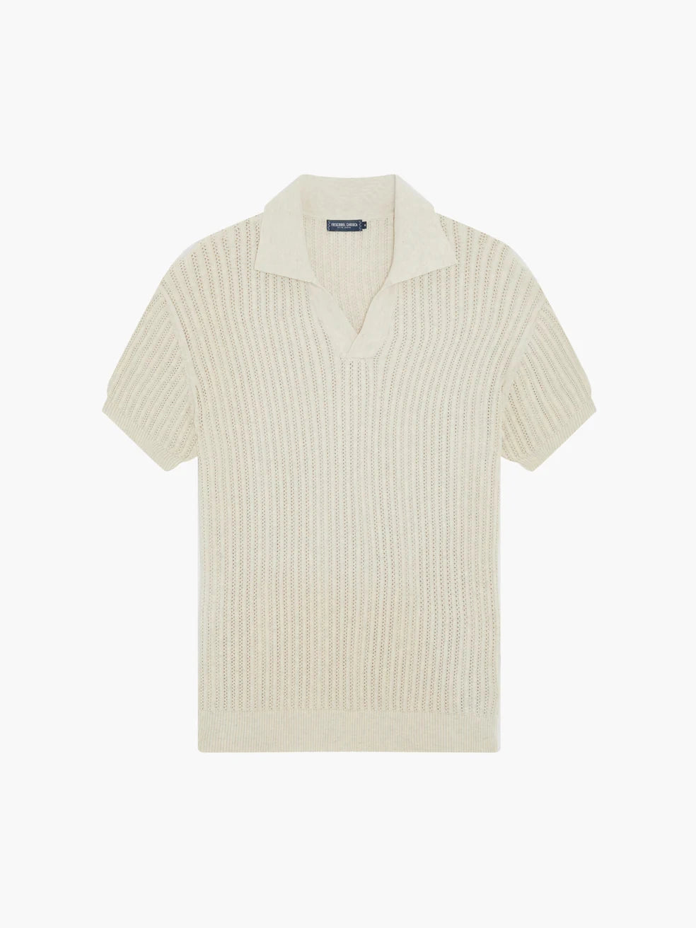 Rino rc chain stitch knitted polo
