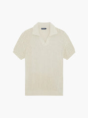 Rino rc chain stitch knitted polo