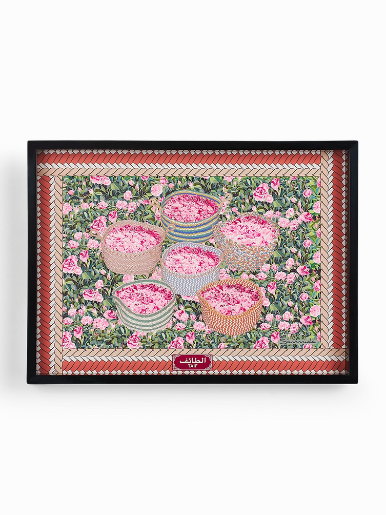 Taif natural large tray