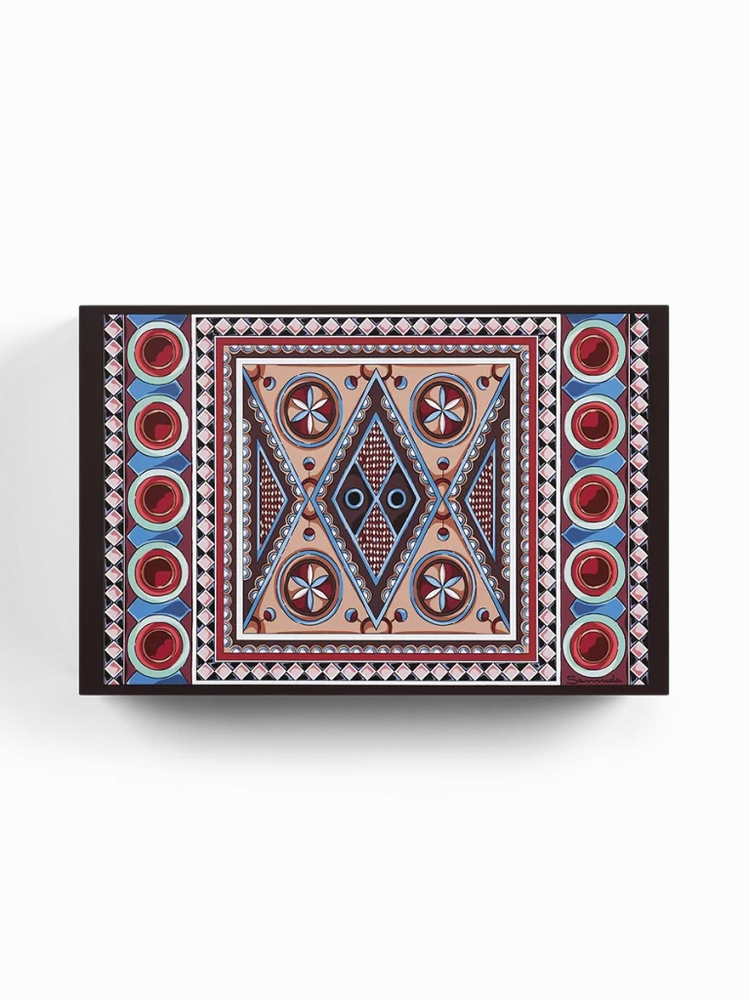 Traditional door 1 brown multi boxes (35*23*9)
