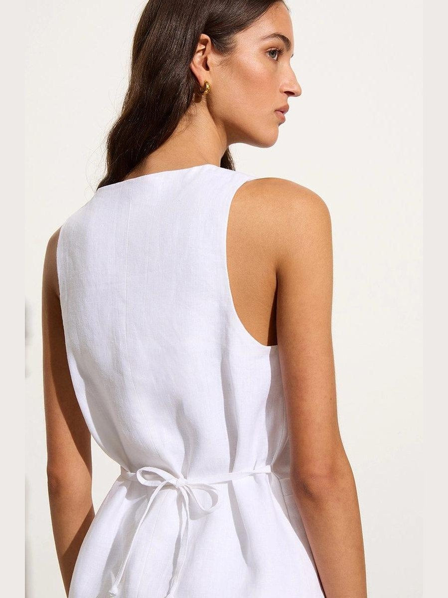 Maya vest white