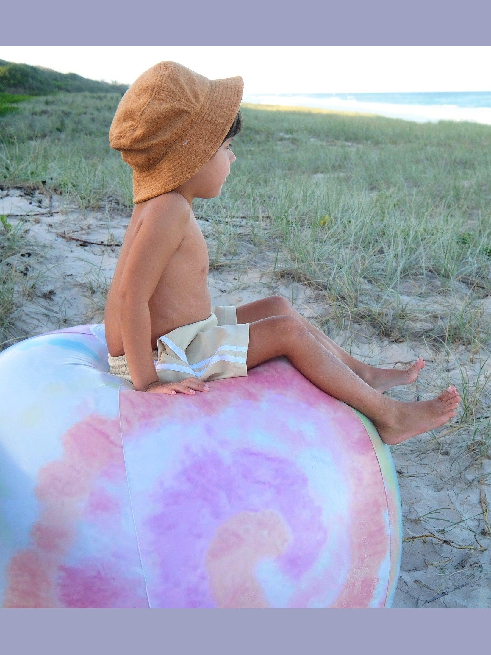 Giant inflatable beach ball