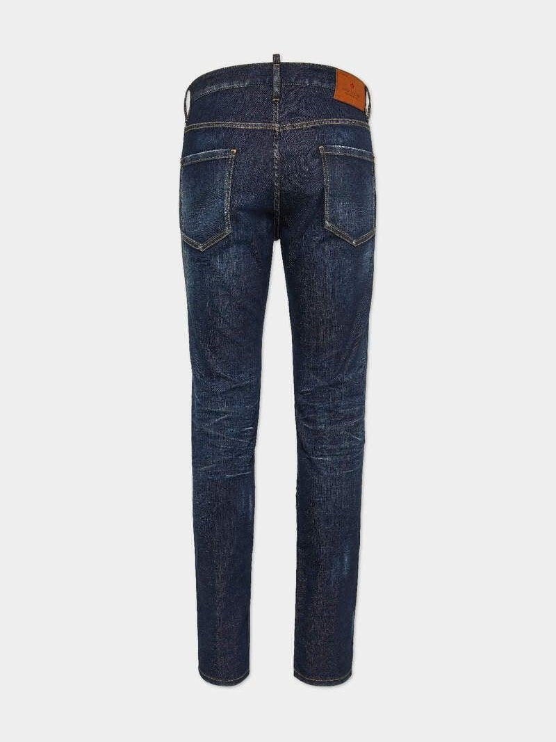 Dark clean wash cool guy jeans