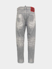 Shades of grey wash bro jeans