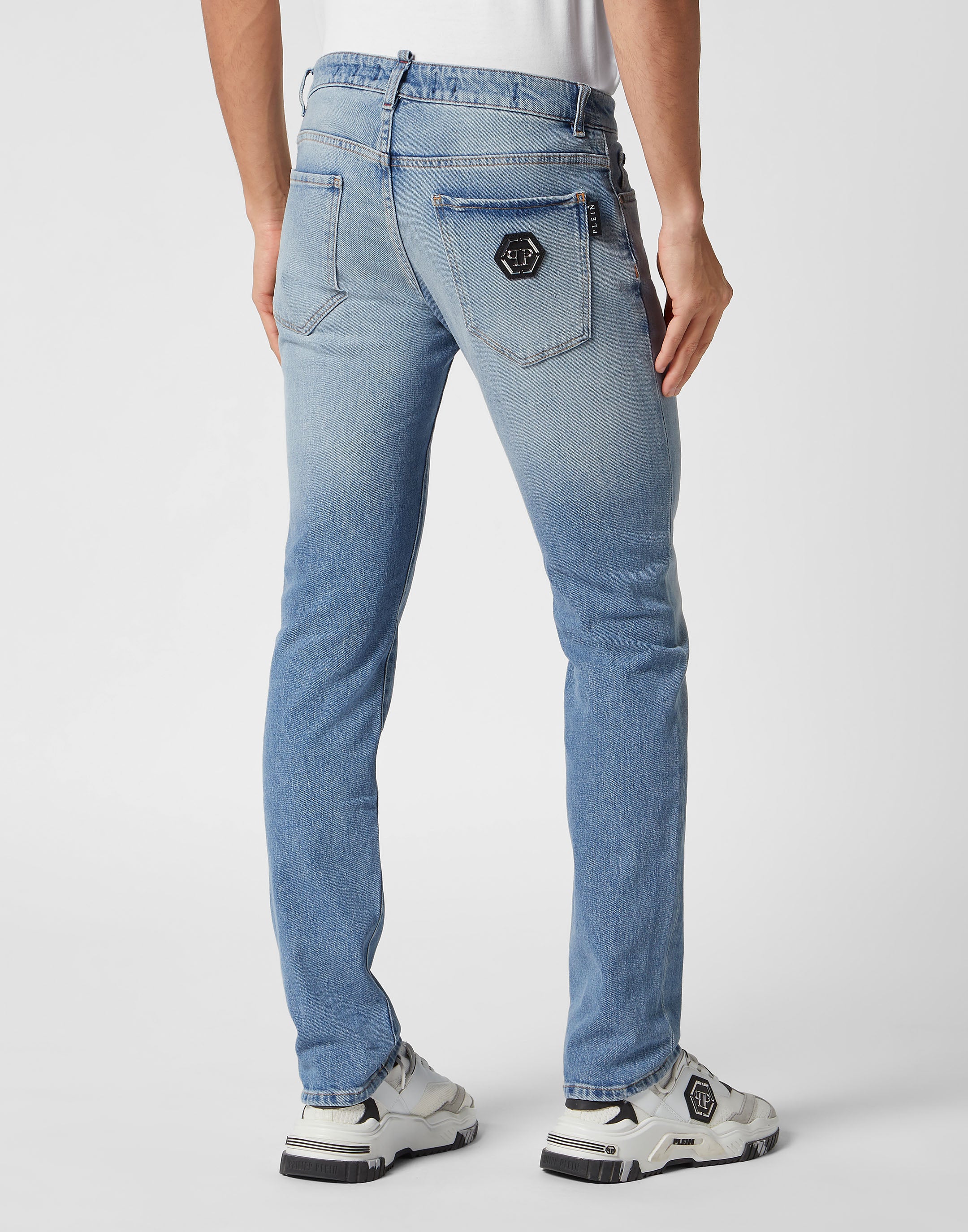 DENIM TROUSERS SUPER STRAIGHT CUT PREMIUM