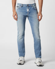 DENIM TROUSERS SUPER STRAIGHT CUT PREMIUM