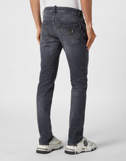 DENIM TROUSERS SUPER STRAIGHT CUT PREMIUM