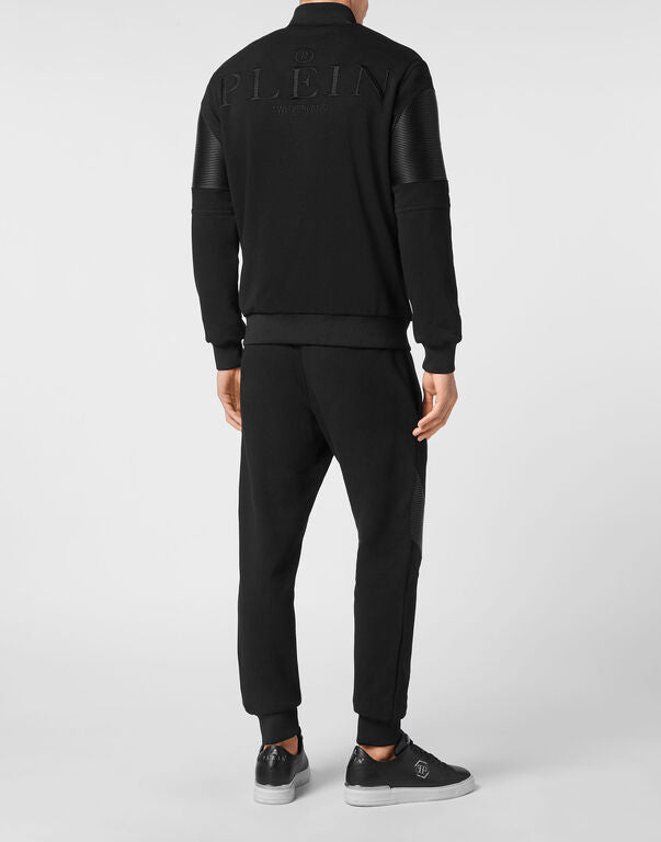 JOGGING TRACKSUIT: TOP/TROUSERS CONSTRUCTED