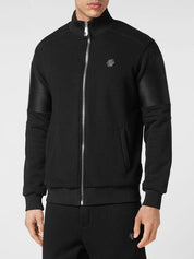 Jogging tracksuit: top/trousers constructed