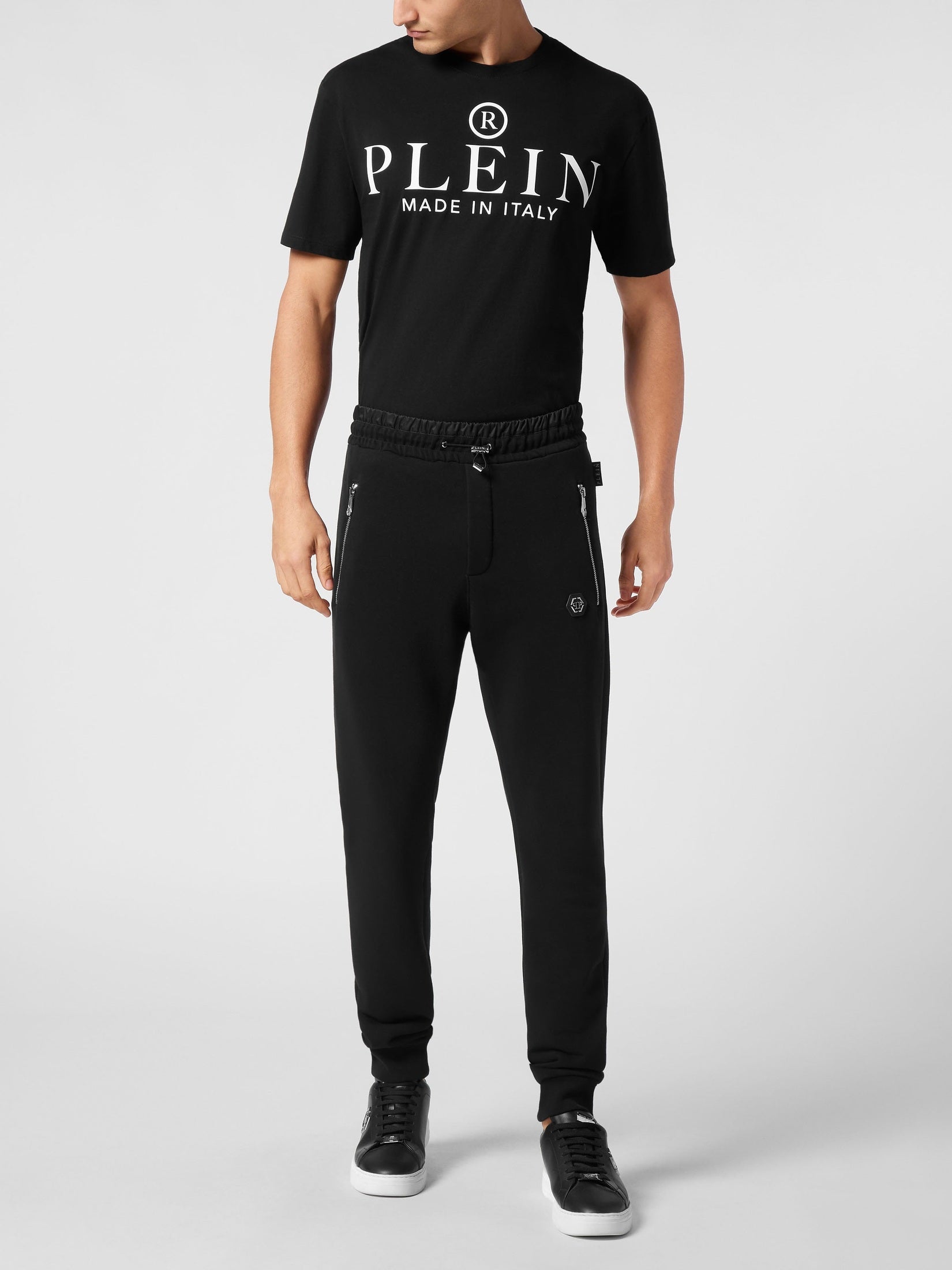 Puffered jogging pants