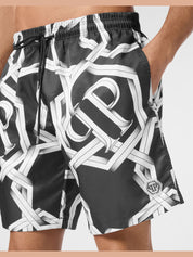 Long swim boxer chains