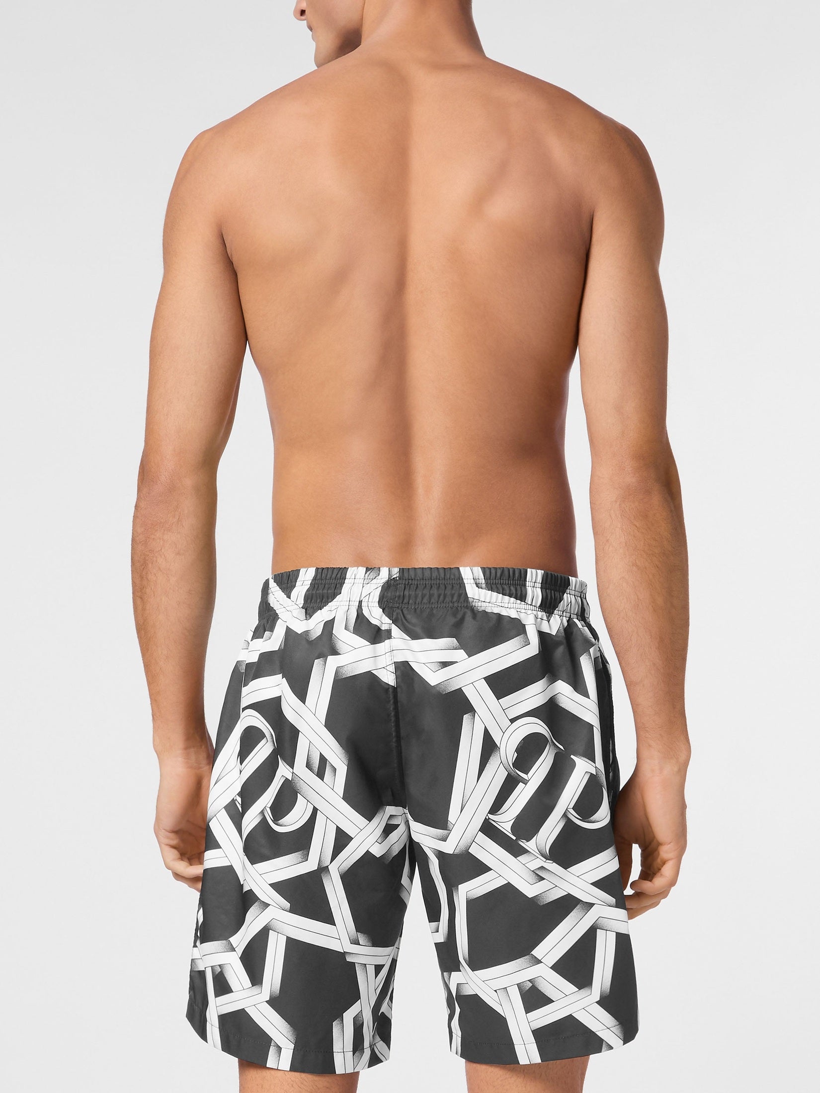 Long swim boxer chains