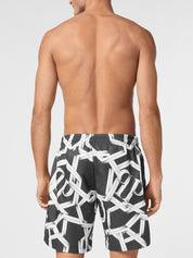 Long swim boxer chains