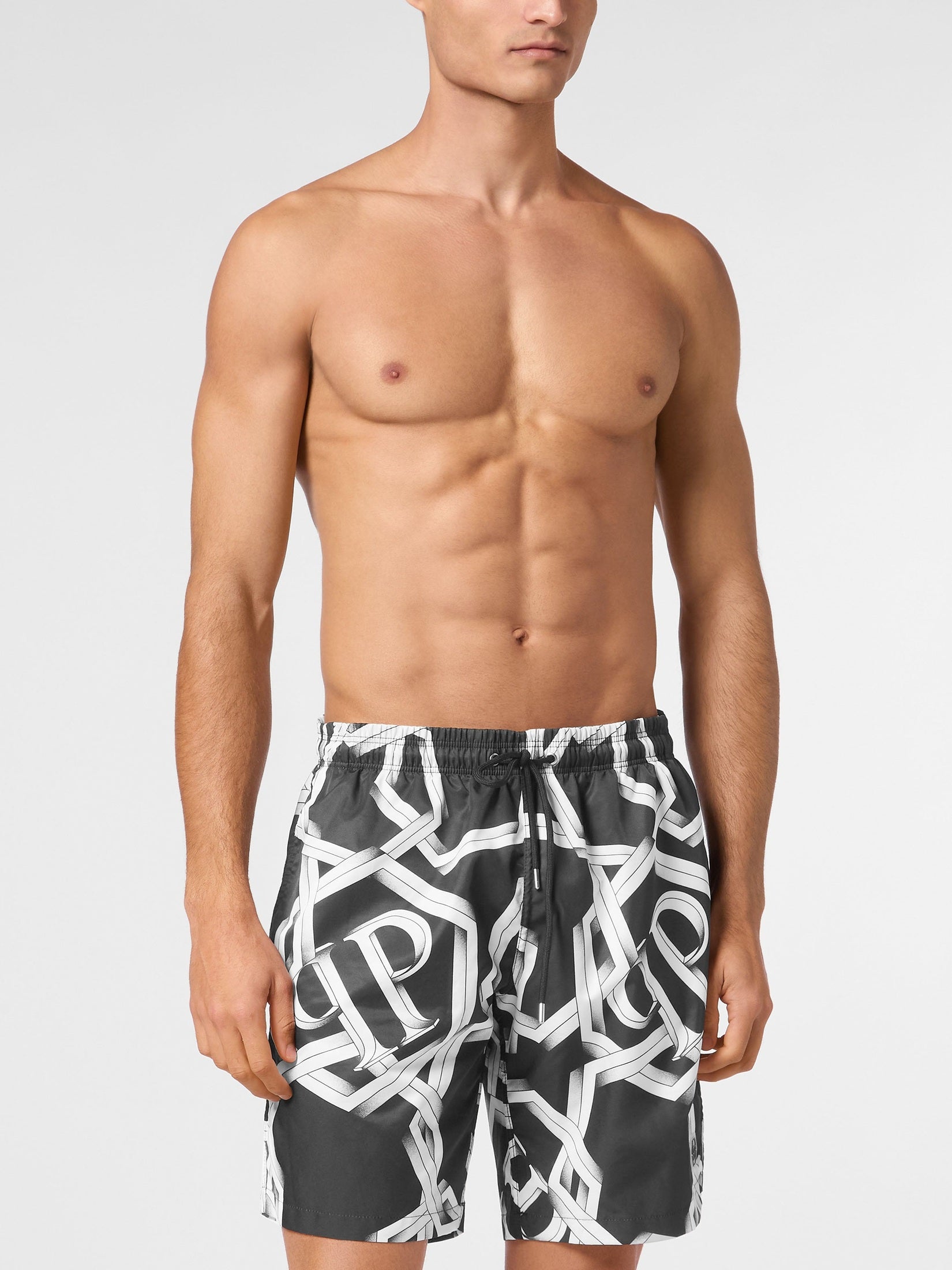 Long swim boxer chains