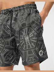 Short swim boxer monogram