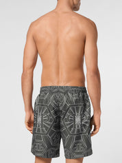 Short swim boxer monogram