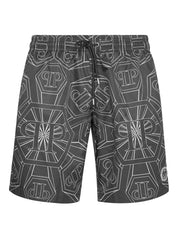 Short swim boxer monogram