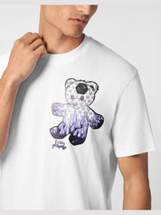 Jersey t-shirt round neck ss teddy bear