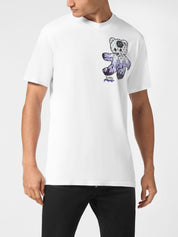 Jersey t-shirt round neck ss teddy bear