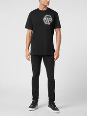 Jersey t-shirt round neck ss hexagon