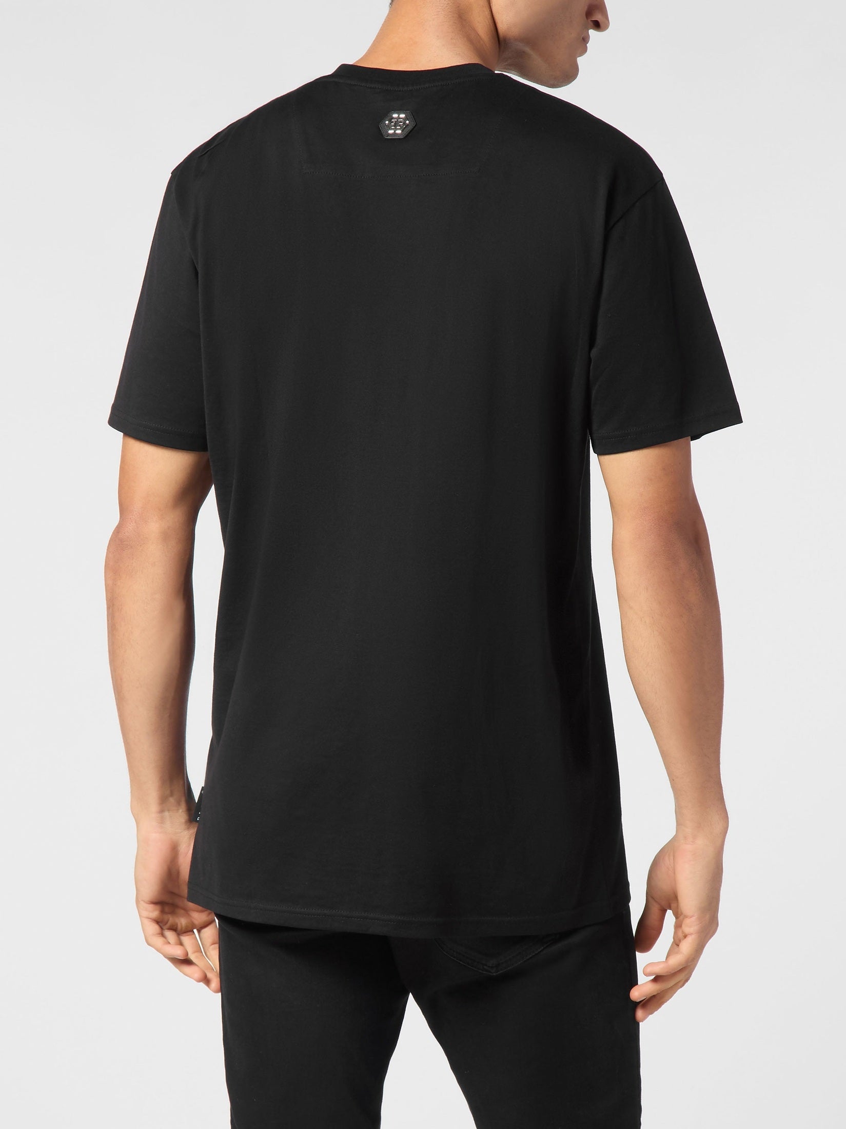 Jersey t-shirt round neck ss hexagon