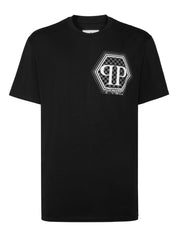 Jersey t-shirt round neck ss hexagon