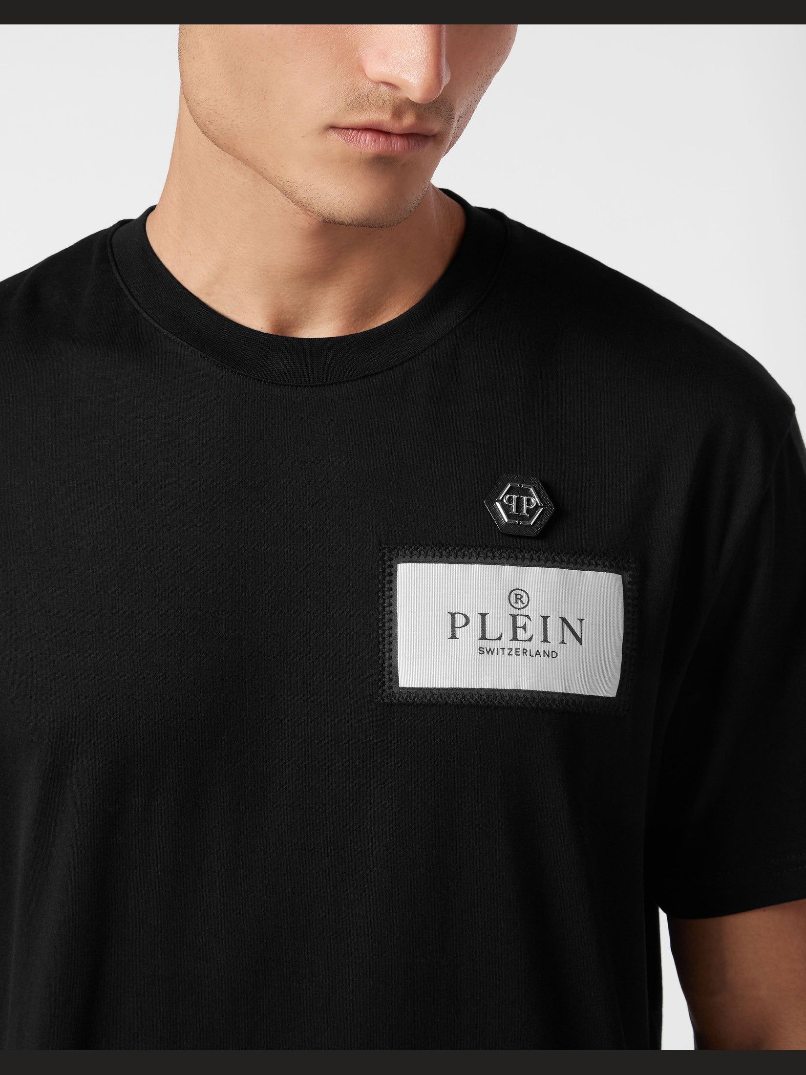 Jersey t-shirt round neck ss