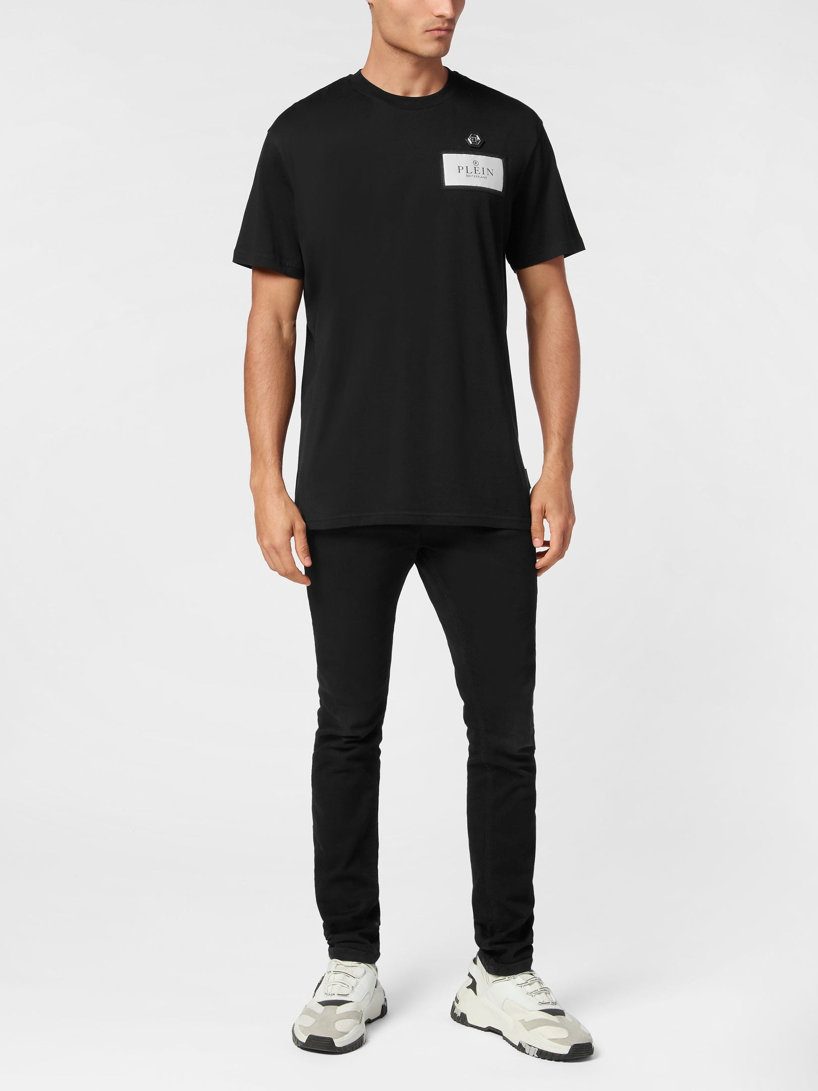 Jersey t-shirt round neck ss