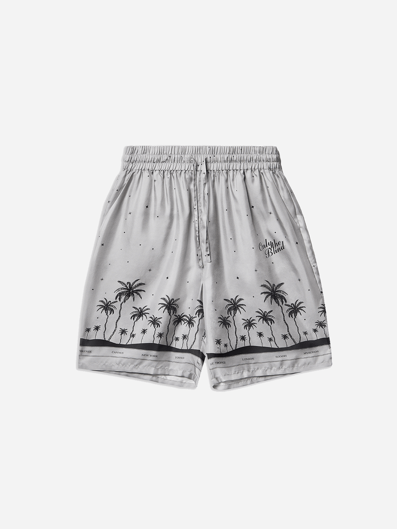 Desert cloud silk shorts