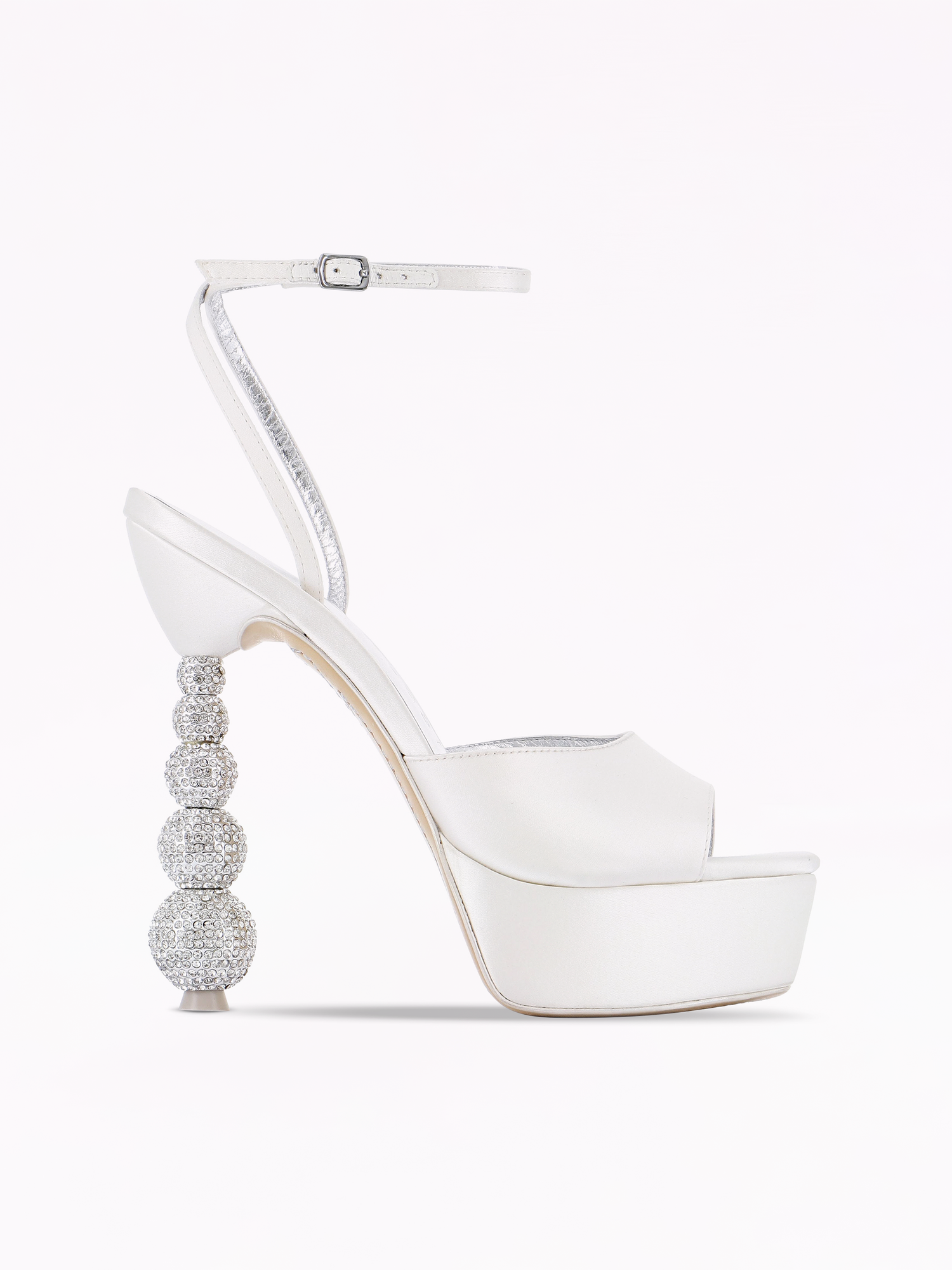 Natalia crystal platform sandal