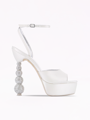 Natalia crystal platform sandal