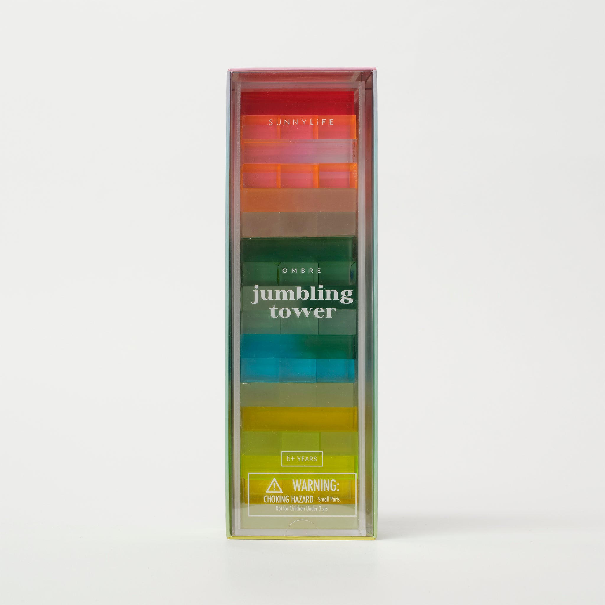 Lucite Jumbling Tower