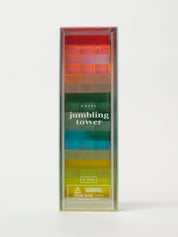 Lucite jumbling tower