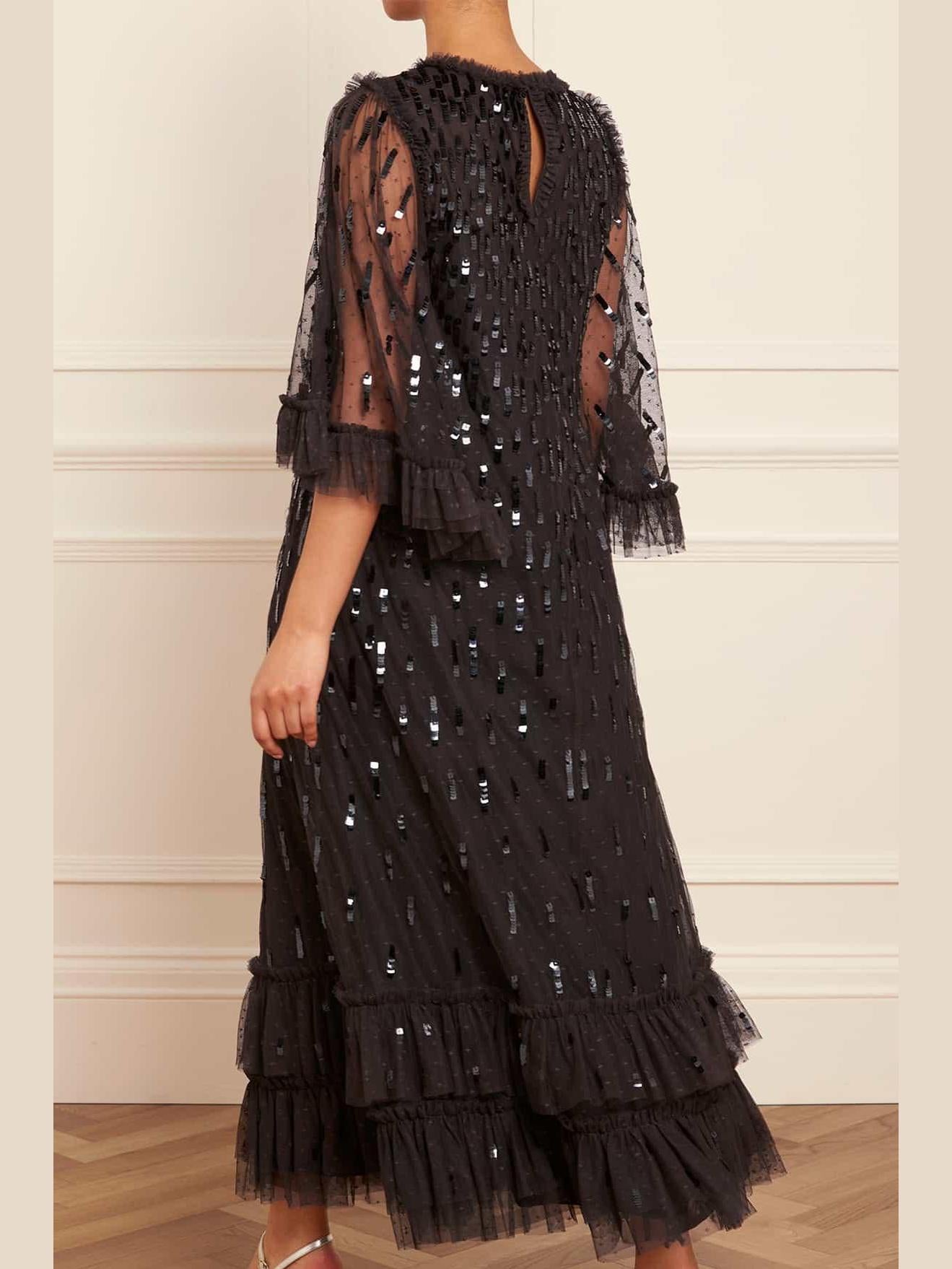 Sequin dash ballerina dress