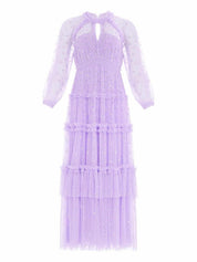Sequin kisses ankle gown