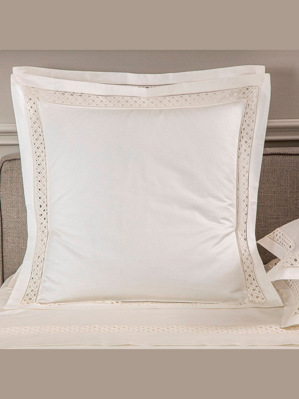 Lozenge lace - bedset +2/51x71-20"x28" - bedset