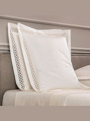 Lozenge lace - bedset +2/51x71-20"x28" - bedset