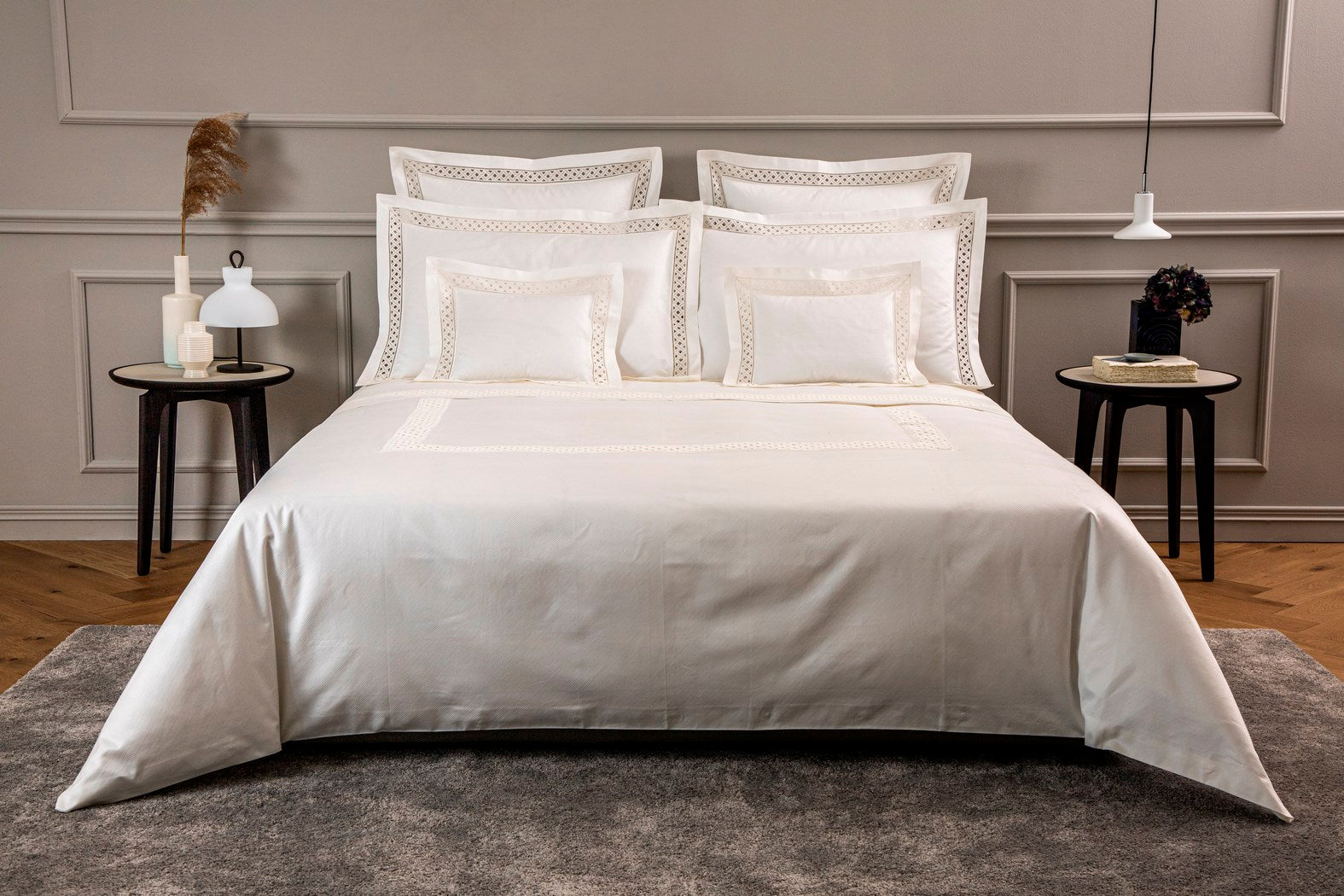 LOZENGE LACE - BEDSET +2/51X71-20"X28" - BEDSET