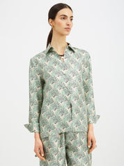 Boy shirt silk twill fans