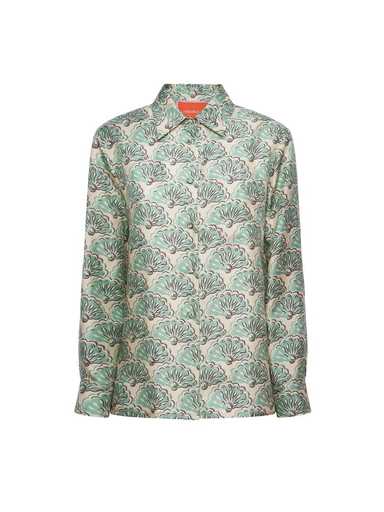 Boy shirt silk twill fans